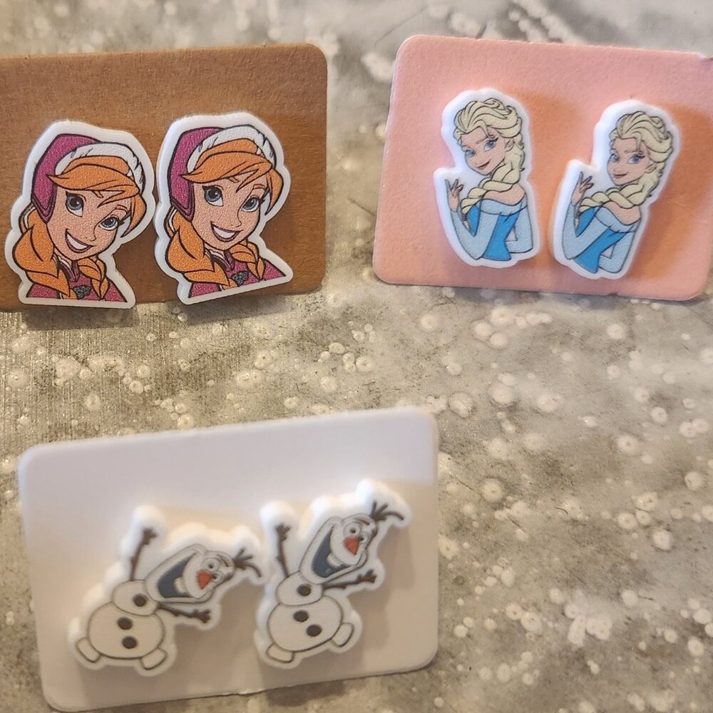 Frozen Stud Earrings